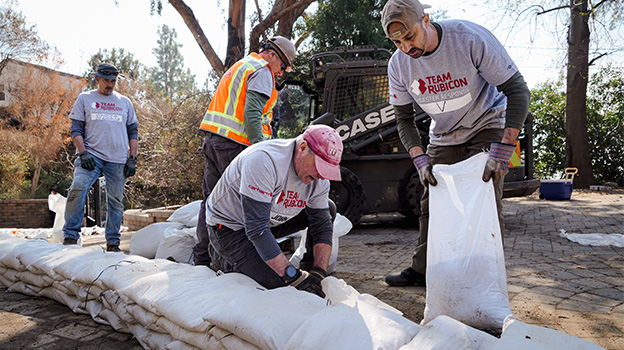 Disaster relief workers