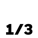 1/3 icon