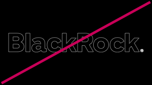 Do not outline the BlackRock wordmark