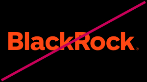 Do not change the color of the BlackRock wordmark