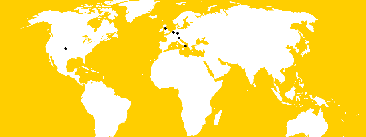 Map of iShares office locations