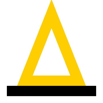 Yellow triangle
