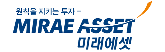 Logo of Mirae Asset Global Investment firm in English.