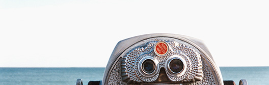 Image of a coin operated telescope