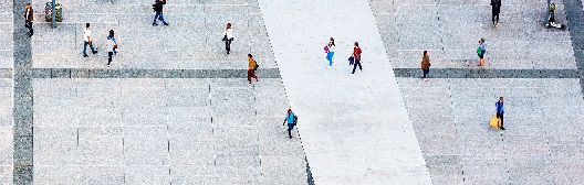 People walking on streets