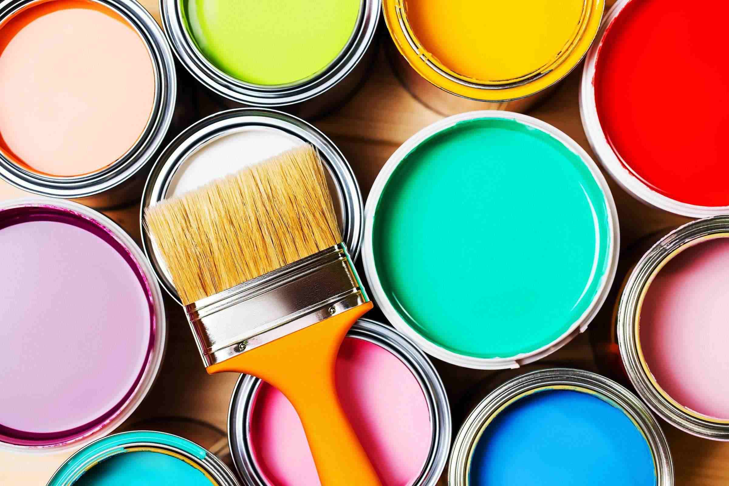 Colorful paint cans and brushes represent BlackRock's collaboration with defined contribution advisors to design flexible retirement investment strategies.