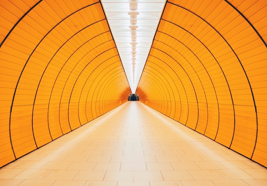 Bright tunnel