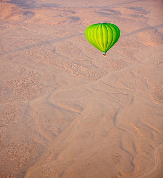 balloon in the air